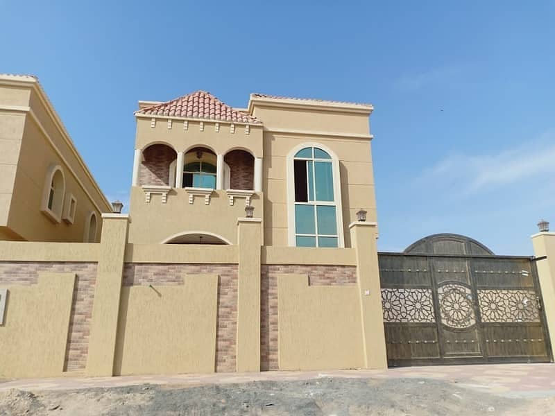 Villa for sale two floors at an attractive price very excellent location in front of the Ajman Acade