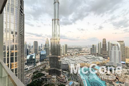 2 Bedroom Flat for Rent in Downtown Dubai, Dubai - Burj Khalifa View | Highest Floor | Vacant