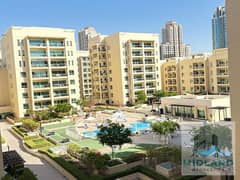 Nice & Huge | One Bedroom | Pool  View | Al Alka 1 | Greens