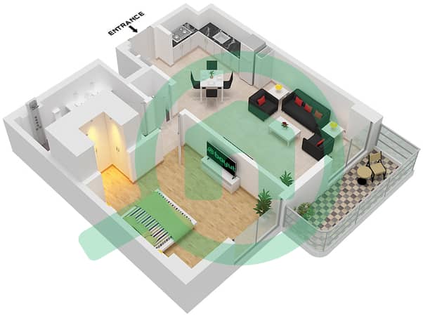 Type A Unit 1 Floor 2-7
Unit 10 Floor 2-7
Unit 3 Floor 8-9