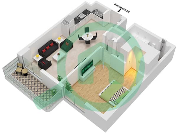 Type A Unit 3 Floor 1
Unit 5,13-14 Floor 2-7
Unit 6-7 Floor 8-9