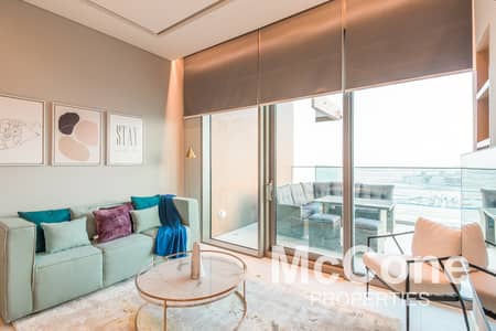 1 Bedroom Flat for Rent in Business Bay, Dubai - Burj Khalifa View | Limited Simplex | Furnished