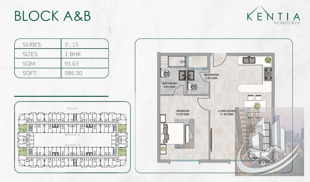 3 1BHK - 91M. jpg