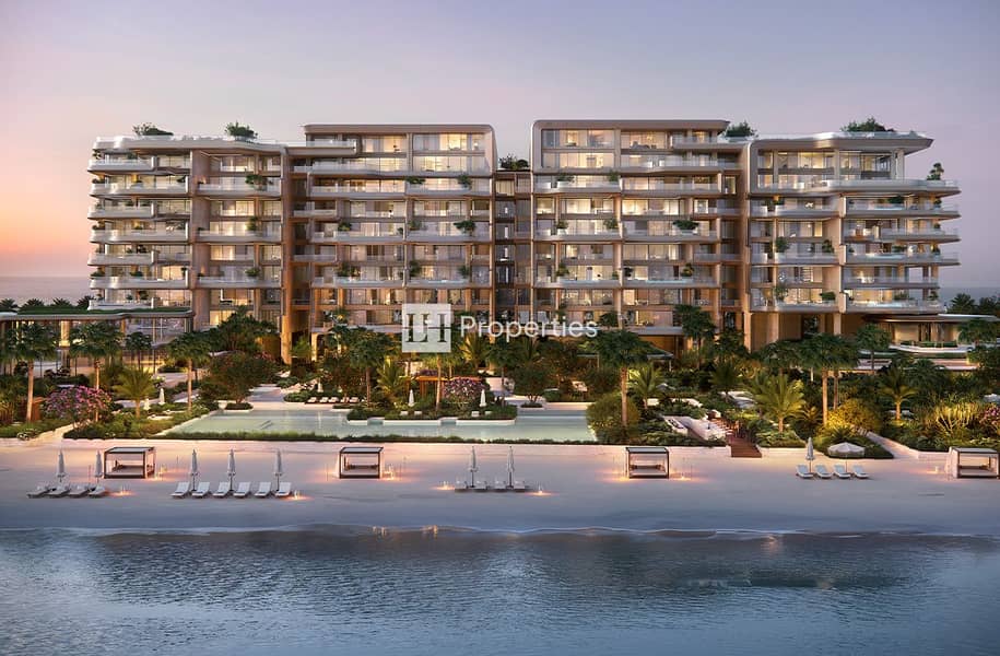 8 The Alba Residences Beaxh Side View Evening. jpg