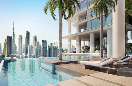 商业湾， 迪拜 2 卧室公寓待售 - VelaViento_Exterior_SkyPool. jpg