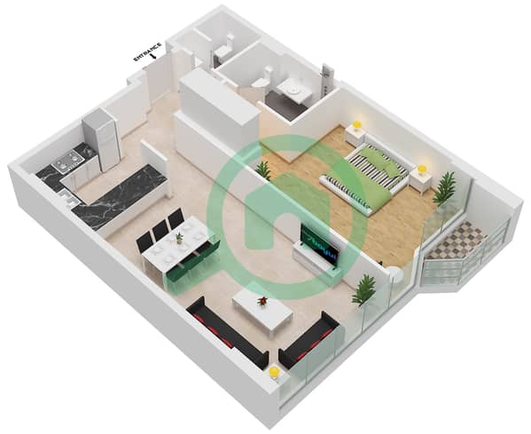 Type A1 Unit 3 Floor 12-27