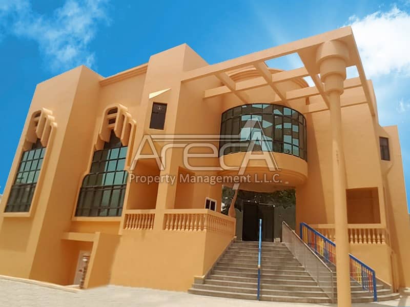 Advanced 9 Master Bed commercial villa for Rent on Al Bateen!
