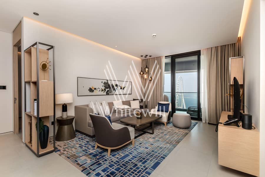 Panoramic Sea and Ain Dubai View |Luxury Furnished