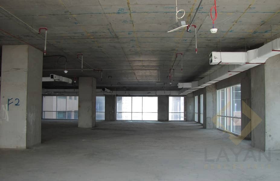 Half floor in Luxury Bay Square 8 AED 85 per SqFt