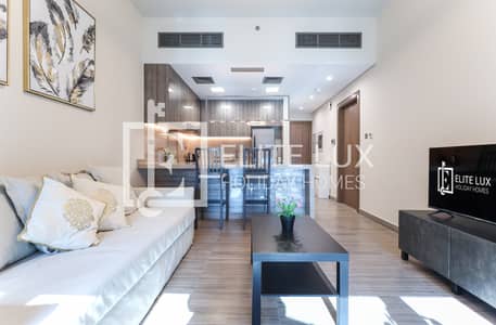 朱美拉湖塔 (JLT)， 迪拜 1 卧室公寓待租 - living room 3-min. jpg