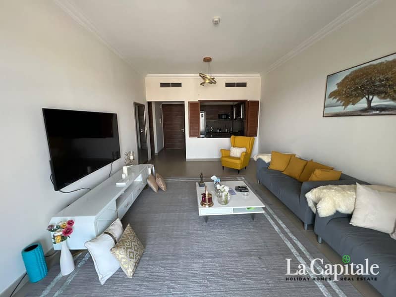 1BR Fully Furnished | Spacious Layout | Corner Unit