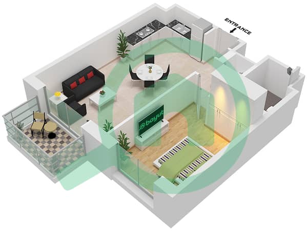 Type A Unit 1 Floor 1,3-4