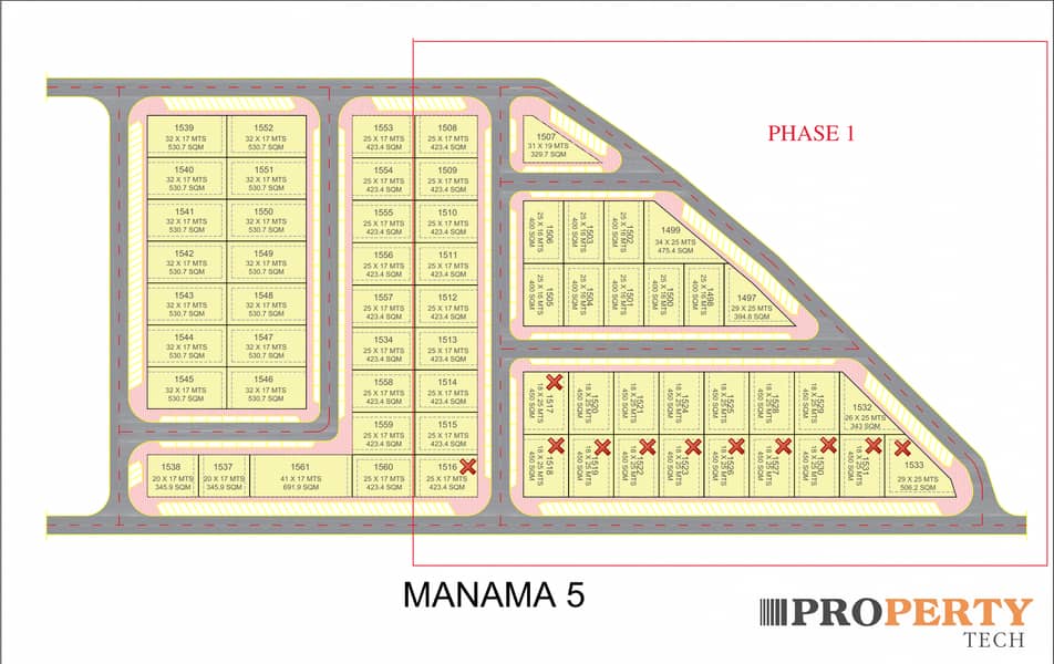 Pay Monthly - Own Freehold Residential Land in Al Manama  5 Ajman