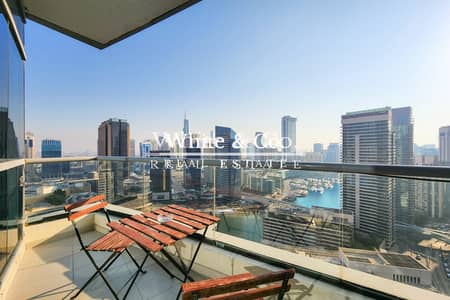 3 Bedroom Flat for Rent in Dubai Marina, Dubai - Marina View | High Floor | Available Now