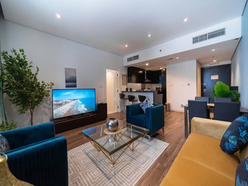 Fully Furnished | Luxury Unit | Partial Burj View | Bayut.com - Luxury Units For Lease In Urban Area