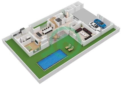 苏巴专属别墅区 - 6 卧室别墅类型B戶型图