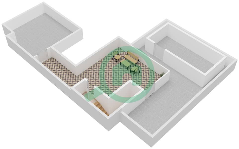 苏巴专属别墅区 - 5 卧室别墅类型A-VARIENT 1戶型图 Type A - varient 1 Second Floor interactive3D