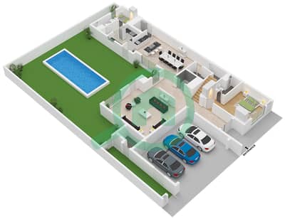 苏巴专属别墅区 - 6 卧室别墅类型B1戶型图