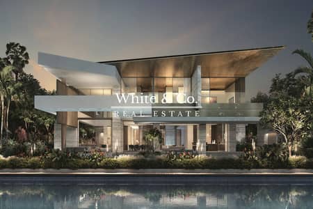 6 Bedroom Villa for Sale in Tilal Al Ghaf, Dubai - Private Beach | Waterfront View | Genuine