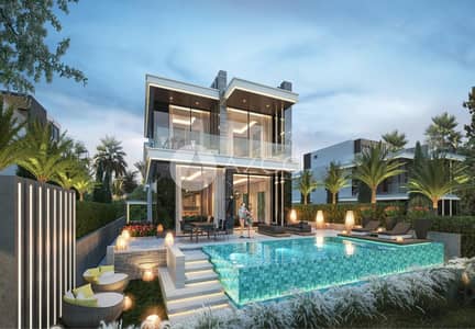 6 Bedroom Villa for Sale in DAMAC Lagoons, Dubai - VD1 Rear copy. jpg