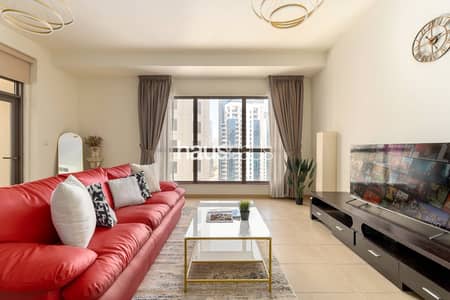2 Bedroom Apartment for Rent in Jumeirah Beach Residence (JBR), Dubai - Stunning Marina View | Upgraded | Fully Furnished