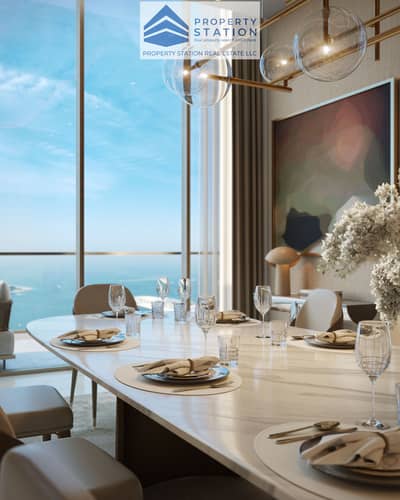 2 Bedroom Apartment for Sale in Dubai Harbour, Dubai - 4219_SEAHAVEN_PENTHOUSE_Formal_Dining_VIGNETTE. jpg