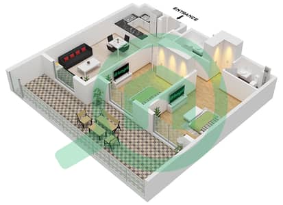 The Mayfair - 2 Bedroom Apartment Type M Floor plan