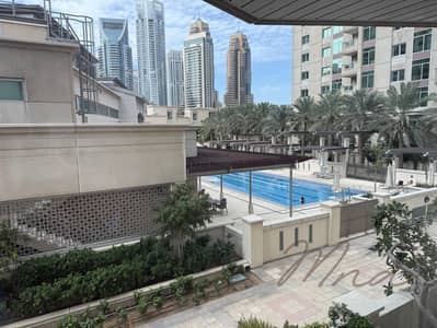 2 Bedroom Apartment for Rent in Dubai Marina, Dubai - POOL VIEW | VERY SPACIOUS | FURNISHED