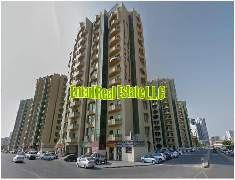 Rashidiya Towers: Open View, 1 Bed Hall (2 Washrooms) 1115 sqft very big