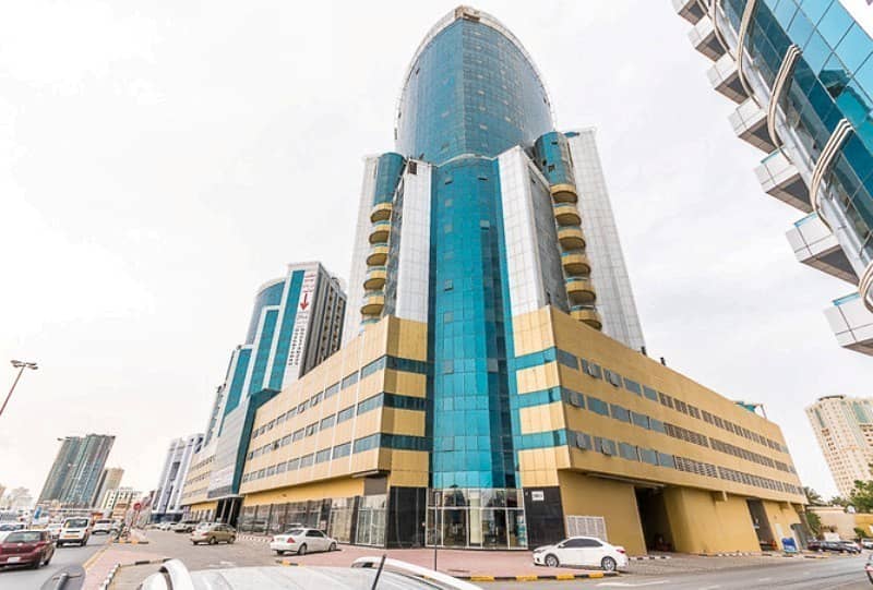 Orient Towers: 1 Bed Hall with Parking (OPEN VIEW) near Ajman Freezone and Creek
