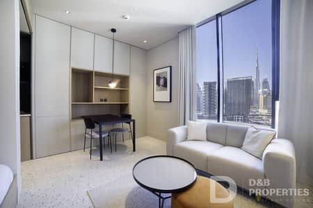 Studio for Rent in Business Bay, Dubai - Negotiable | Burj Khalifa View | Modern Studio