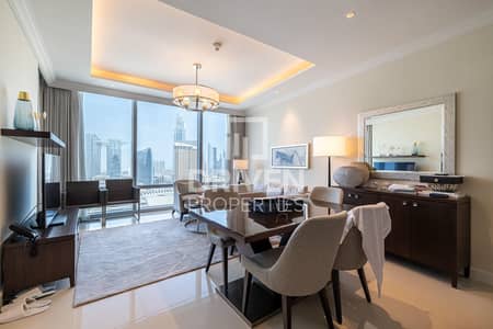 1 Bedroom Flat for Rent in Downtown Dubai, Dubai - Burj Khalifa View | Bills Included | Elevated Unit