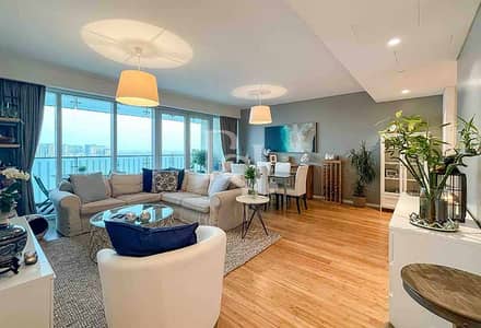 阿拉哈海滩， 阿布扎比 2 卧室公寓待售 - al-nada-al-raha-beach-abu-dhabi-2brm-living-area (1). jpg