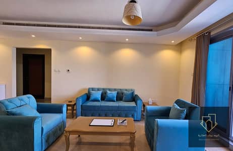 For sale apartment in Corniche Tower, strategically located with a stunning sea view. The apartment has one bedroom and a living room with an area of
