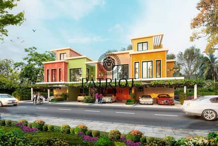 تاون هاوس 4 غرف نوم للبيع في داماك لاجونز، دبي - Lagoon Townhouse (5CE-3CM) Portofino - FRONT. jpg