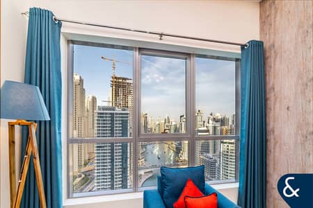 1 Bedroom Apartment for Sale in Dubai Marina, Dubai - Full Marina View | Furnished | One Bed