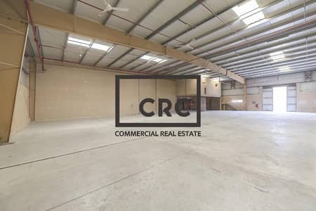 Warehouse for Rent in Dubai Investment Park (DIP), Dubai - NEAT WAREHOUSE | LOADING RAMP | OFFICE INSIDE