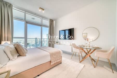 Studio for Rent in DAMAC Hills, Dubai - Furnished | Golf Course View | High Floor