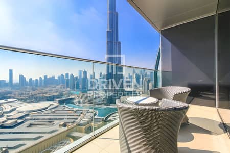 3 Bedroom Apartment for Rent in Downtown Dubai, Dubai - Luxurious Apt | High Floor with Amazing View