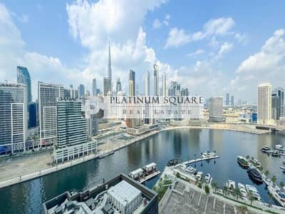 2 Bedroom Flat for Rent in Business Bay, Dubai - Furnished | Burj Khalifa View | Upgraded 2BR