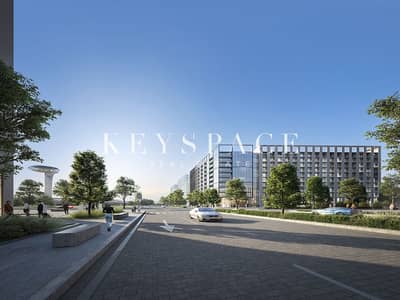 3 Bedroom Apartment for Sale in Aljada, Sharjah - 230405-Street-view-01. jpg