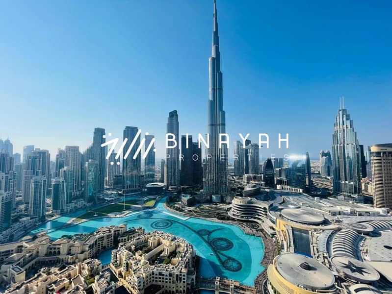 FULL BURJ KHALIFA & FOUNTAIN VIEW | FULLY FURNISHED