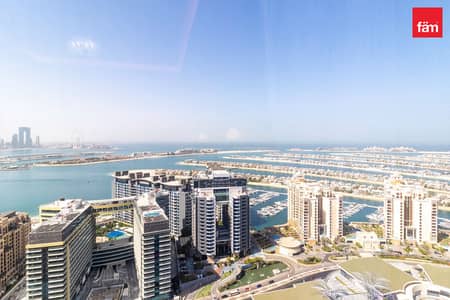 Studio for Rent in Palm Jumeirah, Dubai - Large Furnished Studio | Best Sea View | Vacant