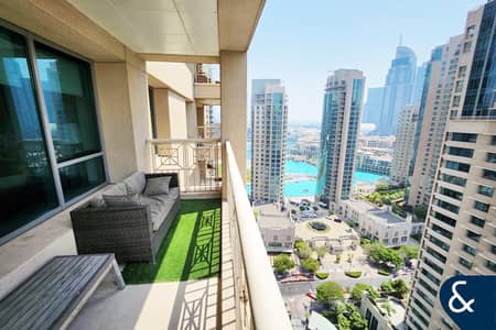 1 Bedroom Apartment for Rent in Downtown Dubai, Dubai - 1 Bed | High Floor | Partial Fountain Views