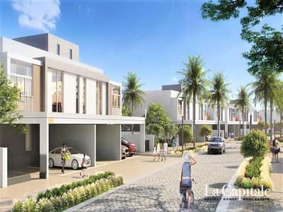 3 Bedroom Townhouse for Sale in Dubai South, Dubai - Single Row 3 Bed + Maid Townhouse I Brand New