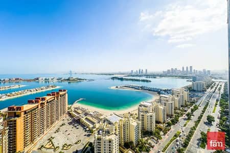 Studio for Rent in Palm Jumeirah, Dubai - Sea View | Studio Apartment | Unfurnished