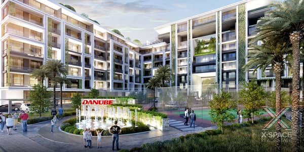 2 Bedroom Apartment for Sale in International City, Dubai - Danube Meraas Feature Area View. jpg