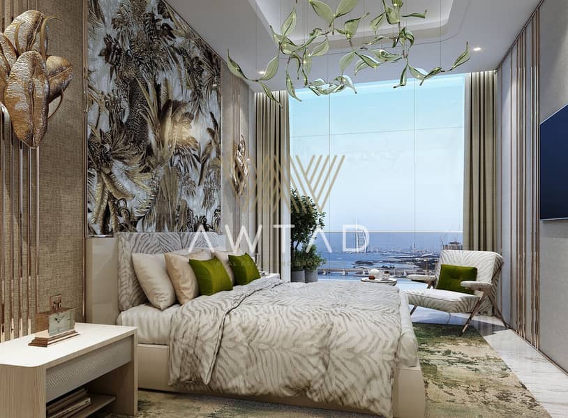 3 DAMAC BAY 2_2BRMaster Bedroom - View 3-2. jpg