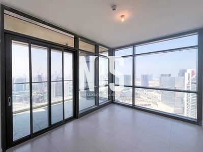 3 Bedroom Flat for Rent in Al Reem Island, Abu Dhabi - High-floor APT /spacious layout + maid room