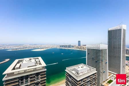 1 Bedroom Flat for Rent in Dubai Harbour, Dubai - Full Sea and Palm view  | Vacant | Private Beach